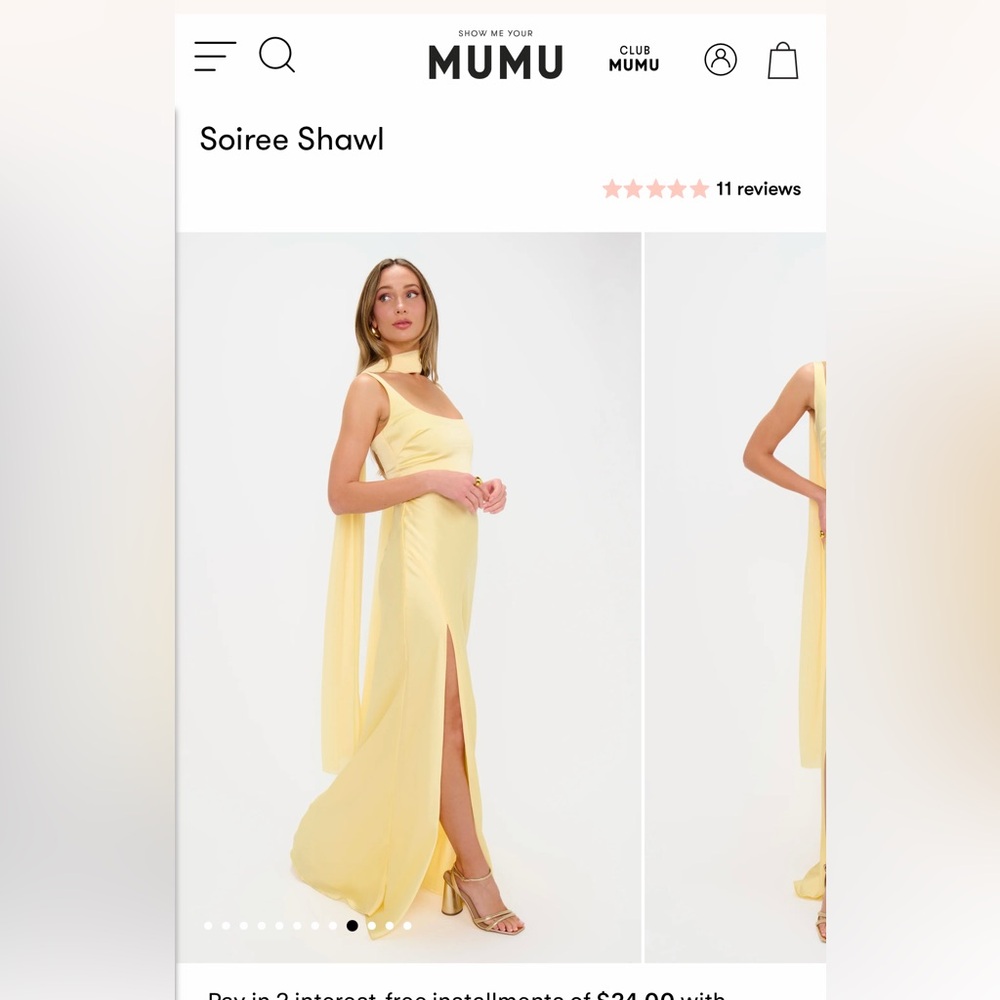 Show Me Your MuMu Pale Yellow